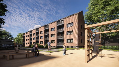 Einziehen und ankommen – modernisierte Wohnung mit Balkon und stilvollem Bad (WBS erforderlich)