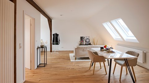 Lichtdurchflutete Dachgeschosswohnung zum Erstbezug