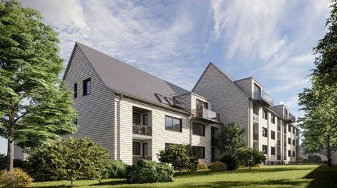 Über den Dächern zuhause – moderner Erstbezug mit Balkon und offener Küche